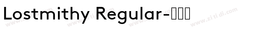 Lostmithy Regular字体转换